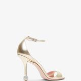 Vivier Marlene 100 embellished gold sandals