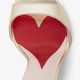 Vivier Marlene 100 embellished gold sandals