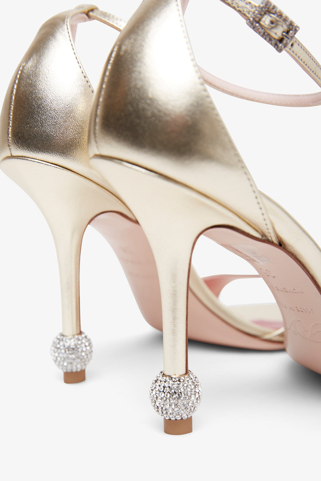 Roger Vivier | Vivier Marlene 100 embellished gold sandals