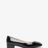 Roundy 25 black patent pumps