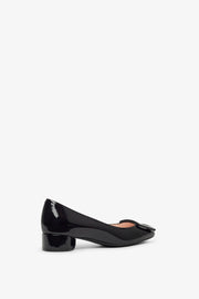 Roundy 25 black patent pumps