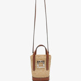 Viv Skate embellished raffia bucket bag