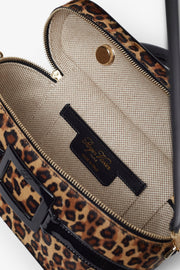 Belle Vivier vanity leopard mini bag