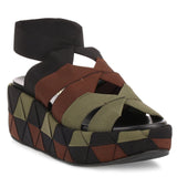 Ellettra multi-tone elasticated platform