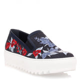 Egla Denim embroidered sneaker