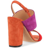 Elba 100 multi suede sandal