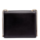 Thalia black leather Gancini shoulder bag