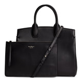 The Studio black leather large bag