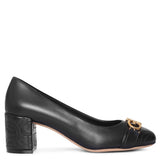 Gancini quilted pumps