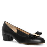 Vara bow leather pumps