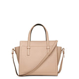 Amy S beige leather tote bag
