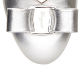 Varina shell metallic leather flats