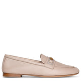 New Gancio light taupe moccasin flats