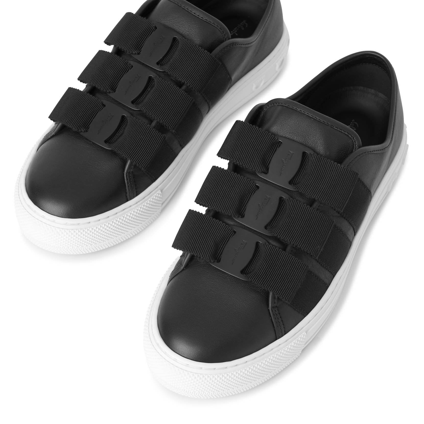 Ferragamo | Nataly black bow sneakers
