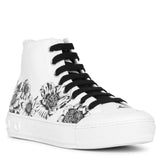 Nirvana floral leather sneakers