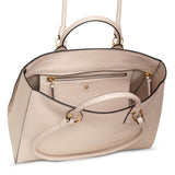 Gancio tote bone leather bag