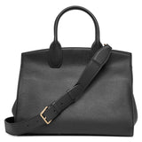 The Studio Soft black leather bag