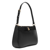 Vara grosgrain bow black leather bag