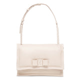 Viva bow bone leather bag