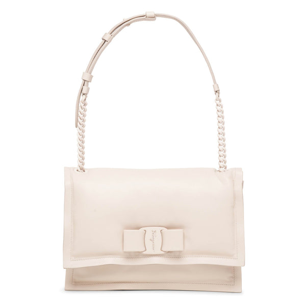 Ferragamo | Viva bow bone leather bag | Savannahs