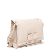Viva bow bone leather bag
