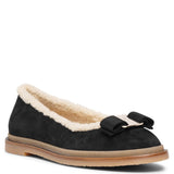 Varina winter black ballet flats