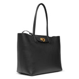 Travel black tote bag