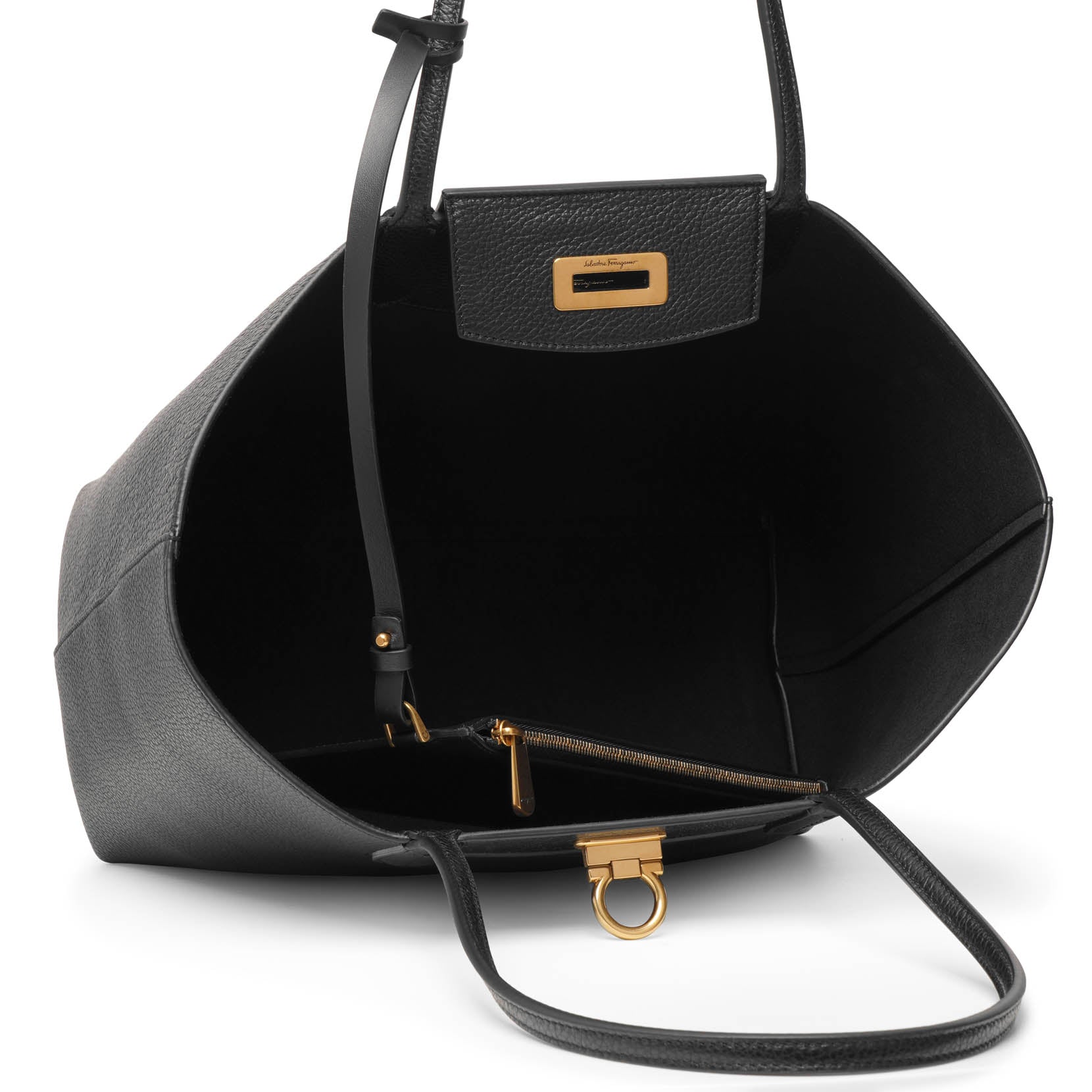 ferragamo travel tote bag Ferragamo | Travel black tote bag