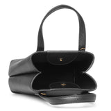 Travel mini black tote bag