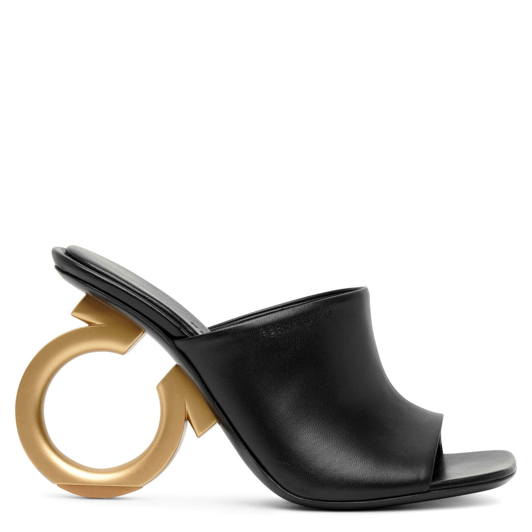 Ferragamo | Astro 105 gancio black mules | Savannahs Ferragamo | Astro 105 gancio black mules | Savannahs