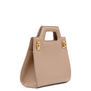Wanda mini beige leather bag