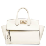 The Studio soft small off white tote bag