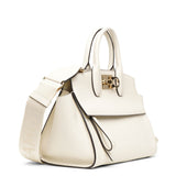 The Studio soft small off white tote bag