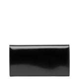 Wanda black continental wallet clutch