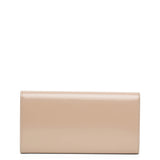 Wanda beige continental wallet clutch