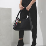 Arch black shoulder bag