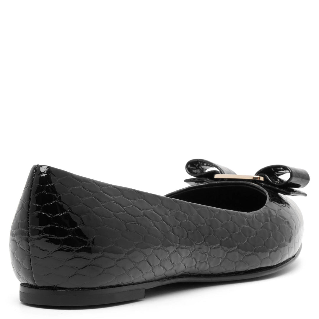 Ferragamo Varina Flats Kids store 12 Black