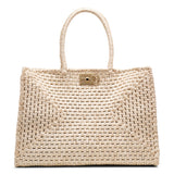 The studio raffia large bag