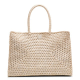 The studio raffia large bag