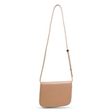 Oyster small light camel bag