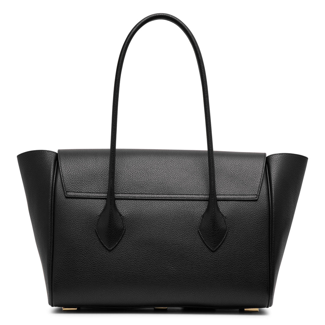 Classic black tote bag best sale