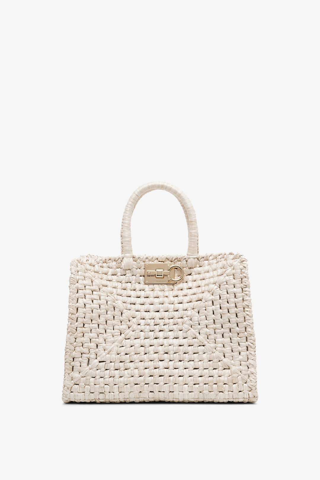 トートバッグ Salvatore Ferragamo Raffia Shopping Bag Raffia Shopping Bag – MAYFEYR