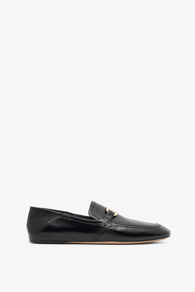24AW new/FERRAGAMO マリアンビットローファー Loafer Black Ferragamo Maryan Calfskin Gancini Bit Loafers | Neiman Marcus