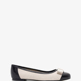 Varina grey canvas ballerinas