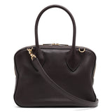 Star small brown tote bag