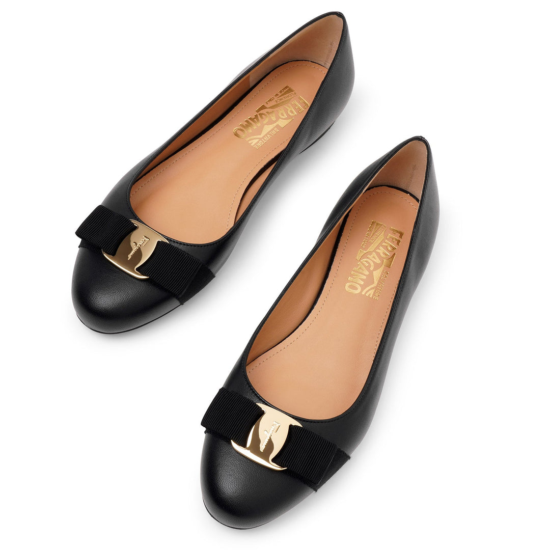 High quality Salvatore Ferragamo Ballerinas Varina Nerzfell Neuwertig