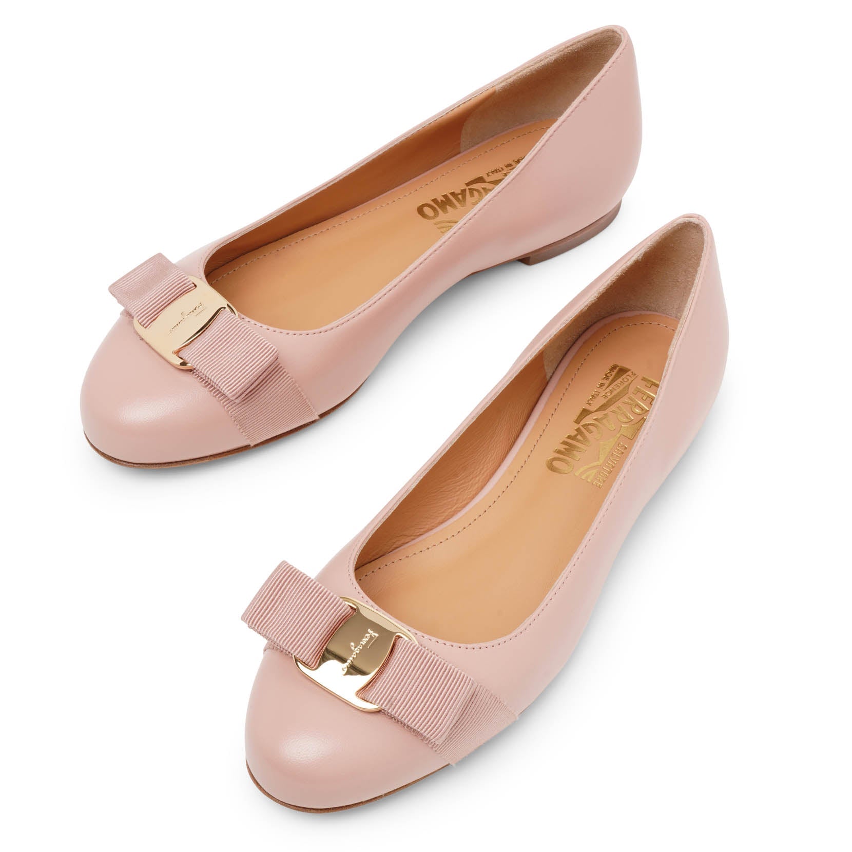 Varina soft pink ballerinas