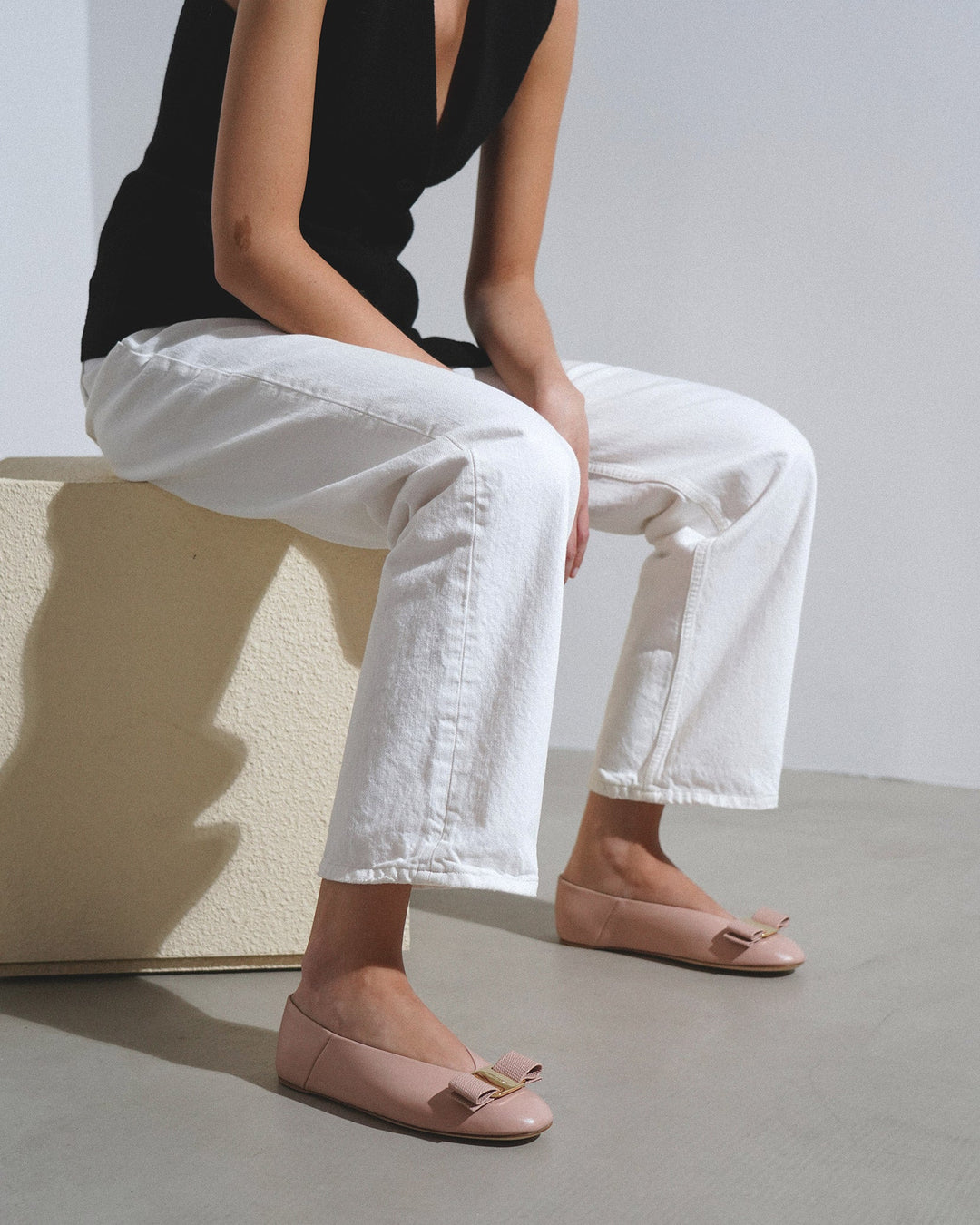 Ferragamo | Vanna beige leather ballerinas | Savannahs Ferragamo | Vanna beige leather ballerinas | Savannahs