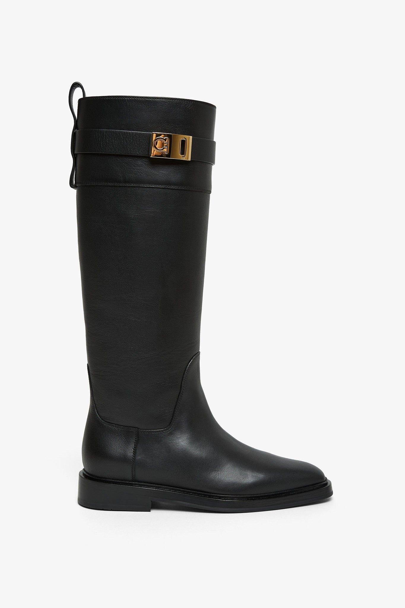 【関税込み】FERRAGAMO 'Roly' boots Ferragamo | Roly black leather boots | Savannahs