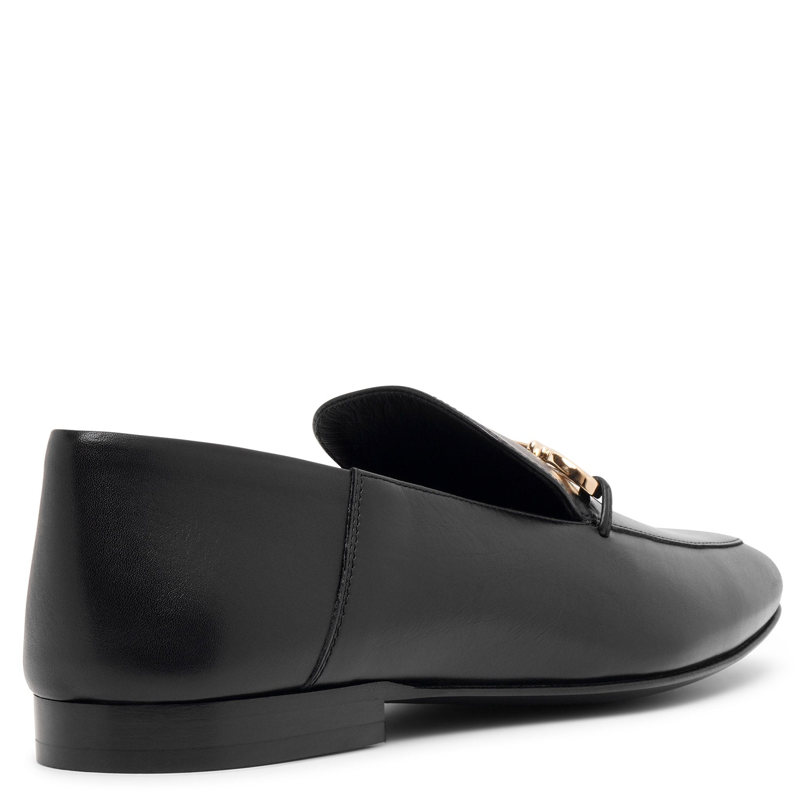 Louis black leather loafers